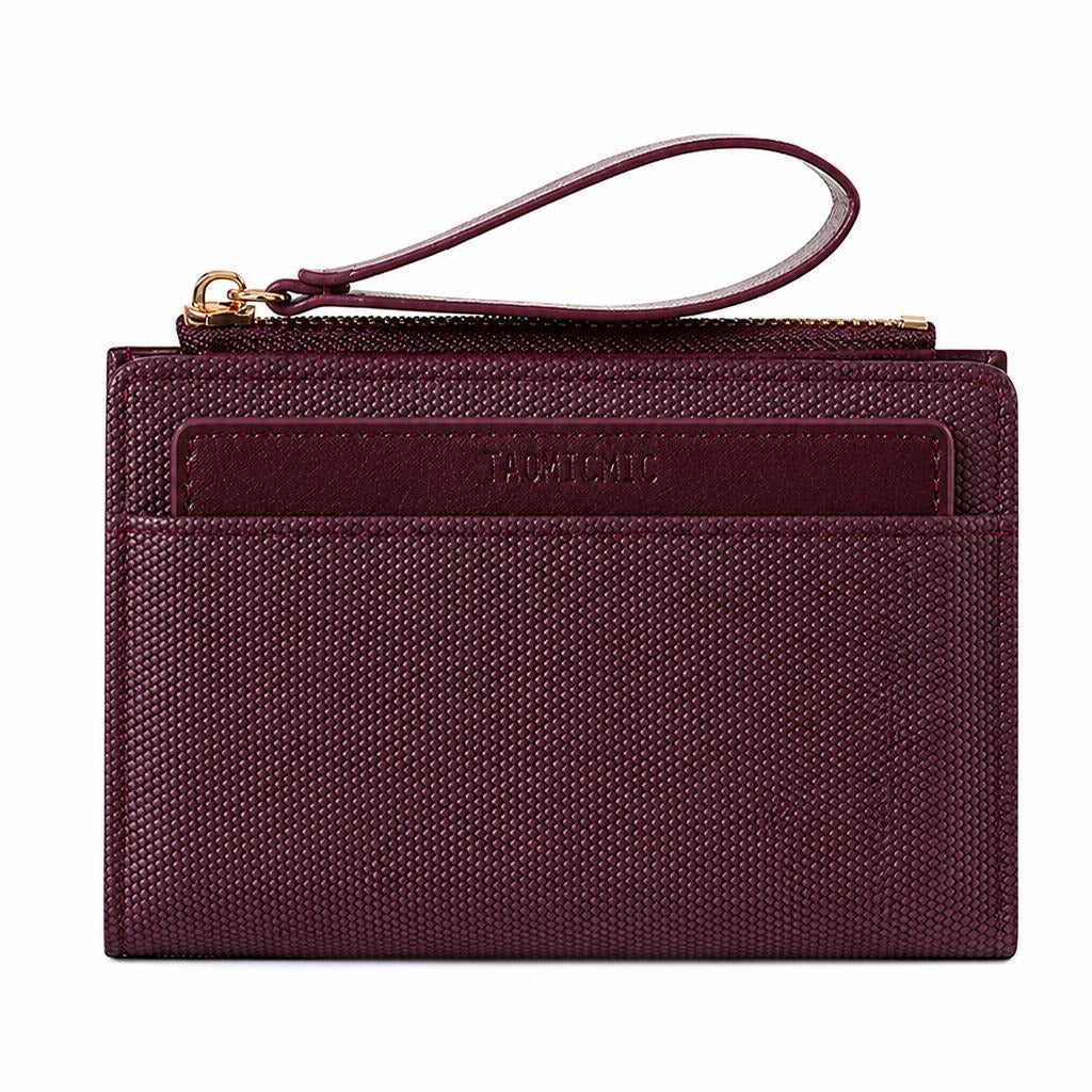 Petit portefeuille femme à deux volets(Ne comprend pas les accessoires suspendus)