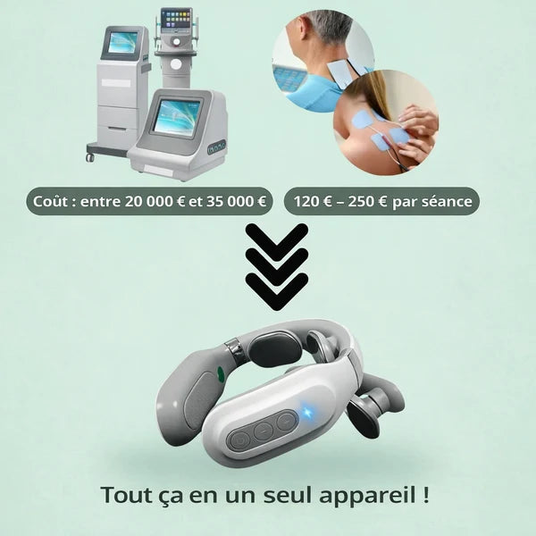 CerviConfort™ — Massage cervical chauffant EMS