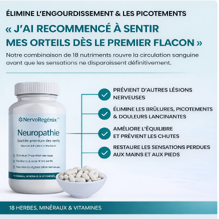 NervoRegénix™ – Soutien Neuro actif Haute Performance