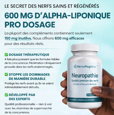 NervoRegénix™ – Soutien Neuro actif Haute Performance