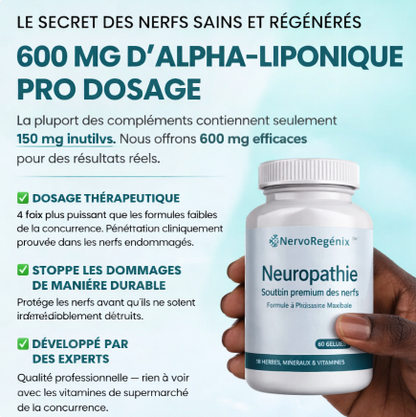 NervoRegénix™ – Soutien Neuro actif Haute Performance