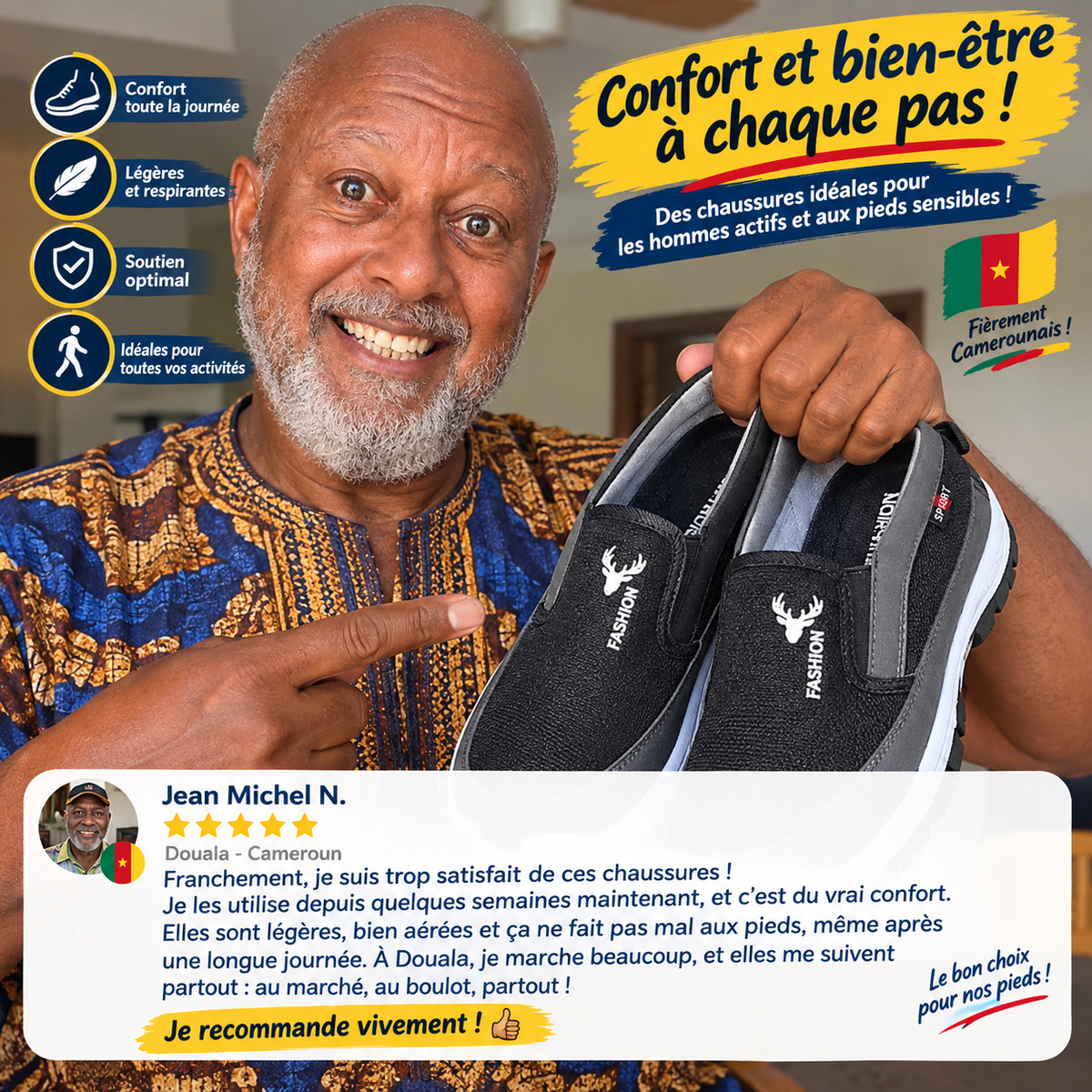 OrthoSport+™ - Chaussures de marche à confort orthopédique