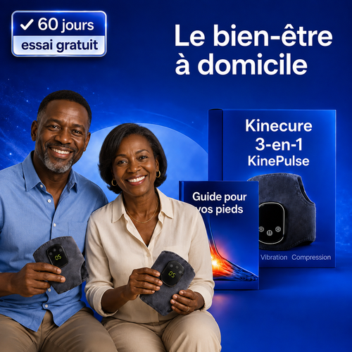 KinePulse™ – La Thérapie 3-en-1 à Domicile pour des Pieds Plus Légers et Détendus
