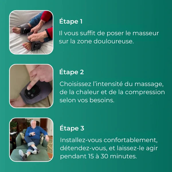 ThermoMasseur - Dites Adieu à la neuropathie et aux Douleurs Insupportables